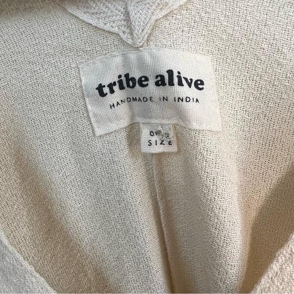 Tribe Alive Boho Stripe Poncho Swim Cover - Picture 10 of 12